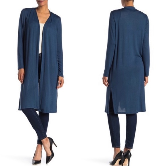 Nordstrom Halston Open Duster Cardigan NWT - Picture 2 of 10